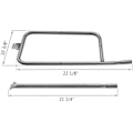 Miniatyrbilde 2 av 3: Brennerør i rustfritt stål, egnet for Weber Q300/Q3000 gassgrillserien (reservedel 60036/80387/65032)