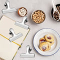 Miniatyrbillede 3 af 6: 8 stk. Bulldog Clips, 7,6 cm brede Binder Clips, Sølvfarvede Rustfri Stålclips til Organisering af Filer, Fotos, Tasker, Papirer, Clips