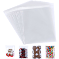 Miniatyrbild 1 av 3: Transparenta Cellofanpåsar 100-pack (11*16cm) - Självhäftande Små Transparenta Påsar, Kakpåsar Perfekta för Godis, Presenter, Smycken, A6-A10 Kort 11*16cm