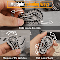 Miniatyrbild 2 av 4: Cool Gears Fidget Chain, Monterings Fidget Fidget Ring Leksak för Barn Vuxna, EDC Nyhet för Stresslindring, Goodie Bag Fyllning Present