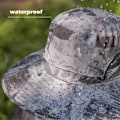 Miniatyrbilde 2 av 5: Solhatt med solcellevifte Utendørs Fiskehatt Solcellelading Solbeskyttelse Hatt D