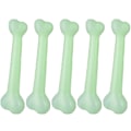 Pikkukuva 1 / 5: 5 kpl Skeleteen Luu Rekvisiitta - Viidakkopuku Asusteet Luut Rekvisiitta Koristeet fluorescent green
