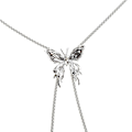 Miniatyrbild 1 av 5: Dra Butterfly Halsband för Kvinnor 2023 Populärt Mode Halsband Överdrivet Lång Krage Kedja Midjekedjor Tillbehör