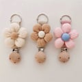 Miniatyrbilde 5 av 5: Stilig Blomsterhattklips Praktisk Blomsterhattklips Reisetilbehør Praktisk Hatteholder Egnet for Hatt og Veske Pink with khaki flow