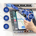 Miniatyrbillede 3 af 5: 5-i-1 Trådløs Støvsuger Bærbar Robotstøvsuger til Bil Håndholdt til Bil Husholdningsapparater blue 2 Pcs Filter