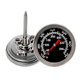 Miniatyrbilde 4 av 4: Bimetallisk steketermometer i rustfritt stål med Celsius og Fahrenheit 350c