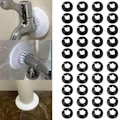Miniatyrbillede 3 af 4: 10 stk. dekorative dæksler, flange vandrørsdæksler, plastdækplade krave afløbsledningsbeskytter radiator (til 20 mm)