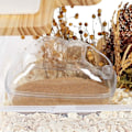 Miniatyrbillede 3 af 5: Stor hamster sandbad beholder transparent sky hamster badeværelse med skovlsæt til små kæledyrsbur