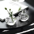Miniatyrbilde 5 av 5: Granateple Glassvase Hjemmedekorasjon Blomstervase for Frukt Cachepo Transparent S