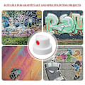 Miniatyrbild 5 av 5: -Färgkorkar för burkar- Burkmunstycke- Färg-Graffiti Munstycksspetsar- Färgmunstycken Röd