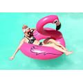 Miniatyrbild 2 av 4: Rosa Flamingo Uppblåsbar Flamingo Pool för Vuxna Ca. 105cm Utomhus Party Strandflotte Leksak Fantastisk Uppblåsbar Ring Flyt för Både Vuxna och Barn