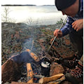 Pikkukuva 3 / 4: Palkeet 2kpl Kannettava Palkeet Putki Tasku Ruostumaton Teräs Teleskooppiputki Tuuletin Soljella Takkaan Grillaamiseen Retkeilyyn Ulkokäyttöön