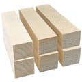 6 st lindträsnideriblock kompatibelt trä nybörjarsniderihobbykit DIY snideriträ -Ax