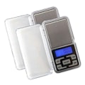 Miniatyrbilde 1 av 4: 2 digitale vekter i lommeformat, Lommevekt, Smykkevekt 0.01-200g Sølv