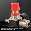Miniatyrbillede 4 af 5: Luftkompressor Trykregulator, Reduktionsventil, 3-Huls Kontrolventil (Firkant/Rund Form Sendes Tilfældigt)