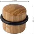 Pikkukuva 2 / 5: Ovenpysäytin, itseliimautuva lattia, 2 kpl setti, ovenpysäytin, lattia, liimattava ovenpysäytin, ovenpysäytin