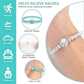 Miniatyrbilde 3 av 5: 2 Anti Kvalme Armbånd For Kvinner Menn, Sjøsyke Bevegelseskvalme Lindringsarmbånd For Reisekvalme, Bilsyke, Reisesyke 2pcs-blue