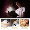 Miniatyrbilde 3 av 4: B-CWU 14 LED USB Oppladbar Fleksibel Clip-on Leselys