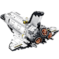 Miniatyrbillede 1 af 5: 12 I 1 MINI Aerospace Space Saturn Ekspedition Raket Byggeklodser