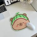 Skridsikker Musemåtte Capybara Computertastatur Skridsikker Skrivebordsmåtte A6 A6