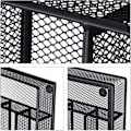 Miniatyrbilde 4 av 4: NetBoat Bestikkbrett netting stål metall bestikkboks bestikkinnlegg HxBxD: 5,3 x 24 x 32,5 cm, svart