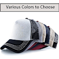 Miniatyrbild 3 av 4: 5-panels keps, Mesh-keps, Justerbar Snapback, Mesh Enfärgad Unisex Azul tibetano