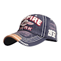 Miniatyrbillede 2 af 5: Bomuldsbroderet Patch Vaskbar Justerbar Baseball Cap Blue