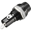 Miniatyrbillede 5 af 5: 10 stk. 5 x 20 mm sikringsholder AC 10A 250V sort skruehætte sikringsholder, panelmonteret skruehætte sikringsholder