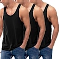 Miniatyrbilde 1 av 3: Bomulls vest klassisk slim fit sommer undertrøye