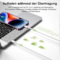 Miniatyrbilde 4 av 4: 20W Hurtiglader iPhone, Hurtiglader for iPhone med 1M PD USB C Lader iPhone, iPhone Ladehode med [40]