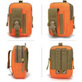 Pikkukuva 2 / 5: Kompakti vyölaukku, Military Army EDC -vyötärölaukku, urheiluun, patikointiin ja retkeilyyn orange color