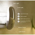 Miniatyrbillede 4 af 4: LED Natlampe Natlys Stikkontakt Sensor Bevægelsesdetektor, Varm Gul Orientering Lampe