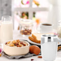 Miniatyrbilde 5 av 6: Selvrørende kopp, magisk krus, melk, kaffekopp, smart krus for kaffe. White