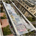 Miniatyrbild 4 av 5: Vattentät presenning i klar PVC med öljetter, isolerad presenning för uteplatser, växter, väderbeständig transparent presenning (1x1m)