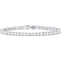 Miniatyrbillede 1 af 4: 14K Guldbelagt Cubic Zirconia Klassisk Tennisarmbånd | Elegante Armbånd til Kvinder White Gold