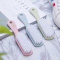 Pikkukuva 5 / 5: 3 kpl Kahvallinen Kynsiharja Puhdistukseen, Käsi- ja Sormenkynsien Puhdistusharja Manikyyri Työkalu Kuorintapuhdistus, Nordic Sininen