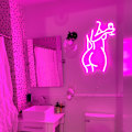 Miniatyrbild 4 av 4: LED neonskyltar för väggdekoration ölskylt bar skylt kvinnokropp neonljus USB-driven ljusskylt för sovrum bar klubb butik festpresent