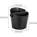 Miniatyrbild 2 av 4: Kaffe knock box, espressoknock box, kaffesump knock, mini kaffeburk
