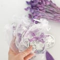 Miniatyrbillede 2 af 3: Hvide Organza Gaveposer, 13*18CM Små Organza Poser, 100 STK Bryllupssmykkeposer, Klare Mesh Poser til Bryllup White 13*18cm