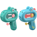 Miniatyrbild 3 av 4: Vattenpistoler, Tecknad Dinosaurie Mini Vattenpistol med Avtryckare, Plast Vattenpistoler för Pojkar Flickor Utomhus Pool Strand Utomhus Vattenkrig Leksaker Blue