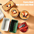 Miniatyrbillede 2 af 5: JiKaiX Kageform Fødevaregodkendt Låsende Brødform Varmebestandig Non-stick Bagepladeform til Hjemmekøkken Bageri Green B