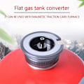 Miniatyrbilde 4 av 5: Camping Gass Adapter Konverter Komfyrkobling for Beholder Butan til Skrue Gasspatron, Gasskomfyr Konverteringshode Adapter