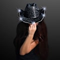 Miniatyrbillede 3 af 4: FlashingBlinkyLights cowboyhat til kvinder