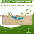 Miniatyrbilde 3 av 5: Pakke med 15 støvsugerposer for Karcher 6.959-130.0 WD3 WD3P M