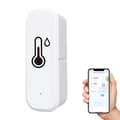 WiFi Termometer Hygrometer Smart Sensor, Temperatur- och Luftfuktighetsmätare med App Fjärrkontroll Vit 1-pack 1-pack 1-pack