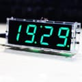 DIY Elektronisk Klocka Kit (Grön) - 4 LED Digital Klocka Kit Automa