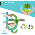 Miniatyrbild 3 av 3: ECO Kraftpapper (440mm x 10m) - Biologiskt nedbrytbart & Återvinningsbart - Multifunktionell presentpappersrulle med en Premium & Rustik finish - Idealisk för presentinslagning 44cm*10m