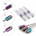 Miniatyrbilde 2 av 5: Bits for elektrisk fil - 3 størrelser - Avrundet - Borbits Mellan grit