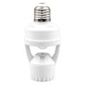 Miniatyrbillede 1 af 4: Bevægelsesaktiveret lysfatning, bevægelsessensor lampeholder | E27 Smart lampeholder adapter