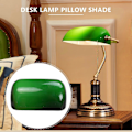 Miniatyrbillede 2 af 5: Grøn Farve Glas Banker Lampe Skærm/Banker Lampe Glas Lampeskærm